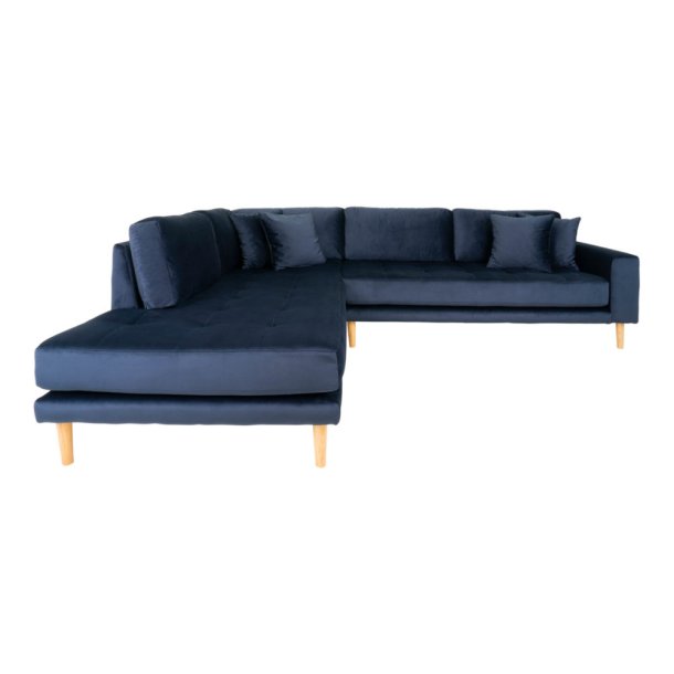Lido Hjrnesofa ben Ende - Velour