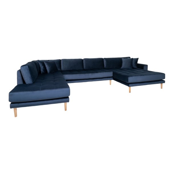 Lido U-Sofa ben Ende - Velour
