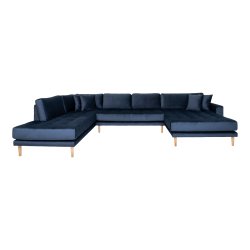 Lido U-Sofa ben Ende - Velour