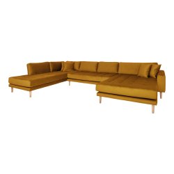 Lido U-Sofa ben Ende - Velour