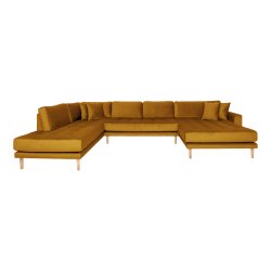 Lido U-Sofa ben Ende - Velour