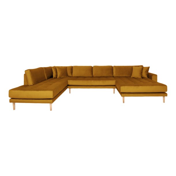 Lido U-Sofa ben Ende - Velour