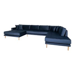 Lido U-Sofa ben Ende - Velour