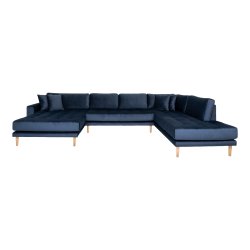 Lido U-Sofa ben Ende - Velour