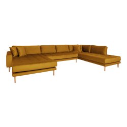 Lido U-Sofa ben Ende - Velour