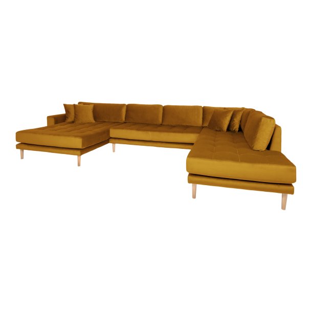 Lido U-Sofa ben Ende - Velour