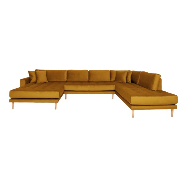 Lido U-Sofa ben Ende - Velour