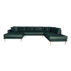 Lido U-Sofa ben Ende - Velour