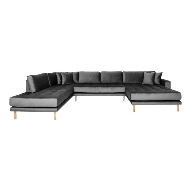 Lido U-Sofa ben Ende - Velour