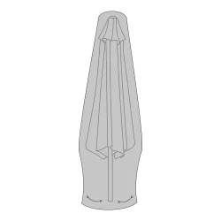 Parasol overtrk 225cm