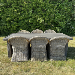 Rattan Havebord