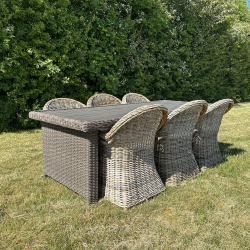 Rattan Havebord